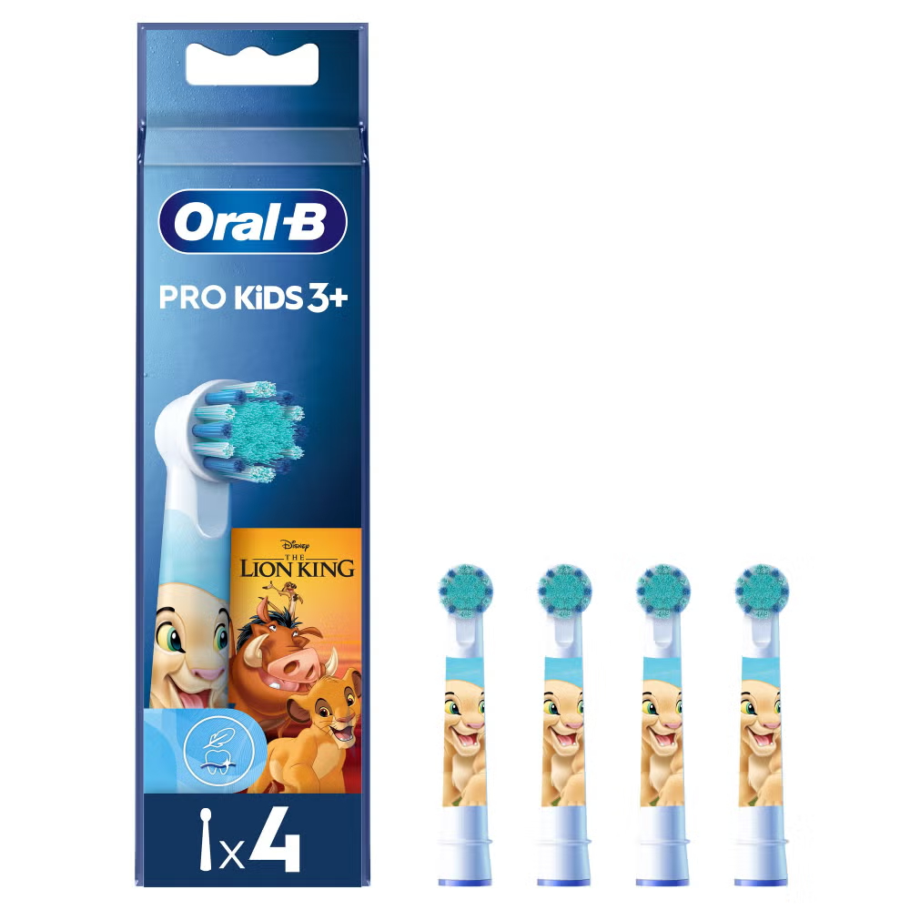 Oral-B Kids Lion King Toothbrush Heads – Pack of 4 Image 1