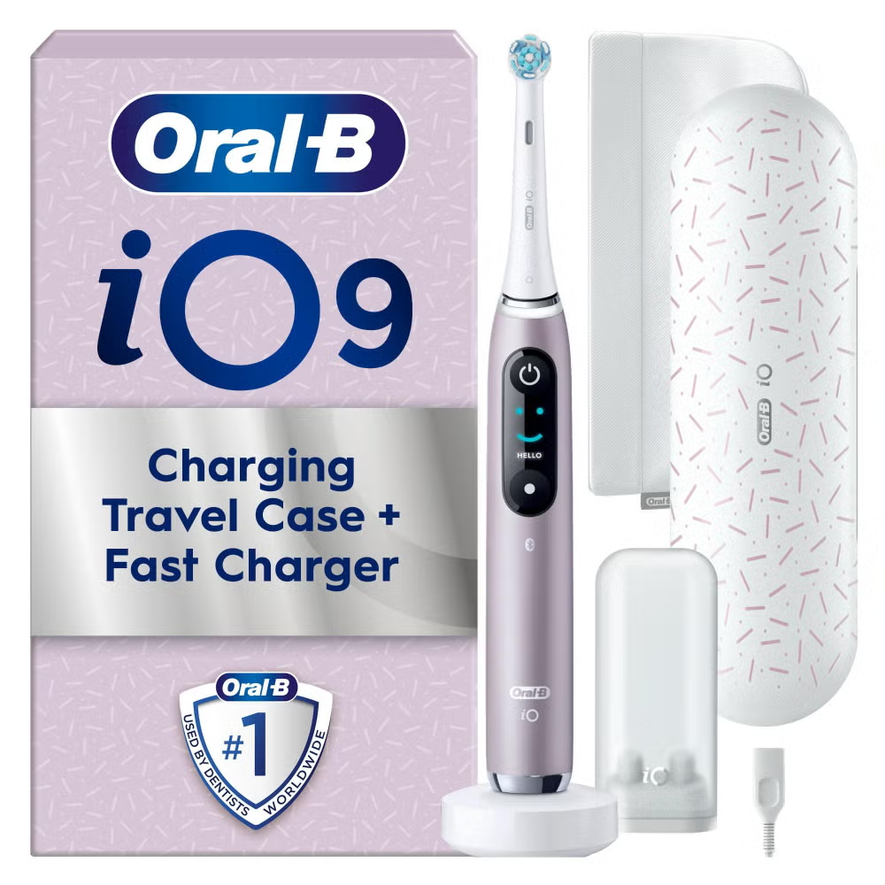 Oral-B iO9 Special Edition Rose Quartz Electric Toothbrush Image 1
