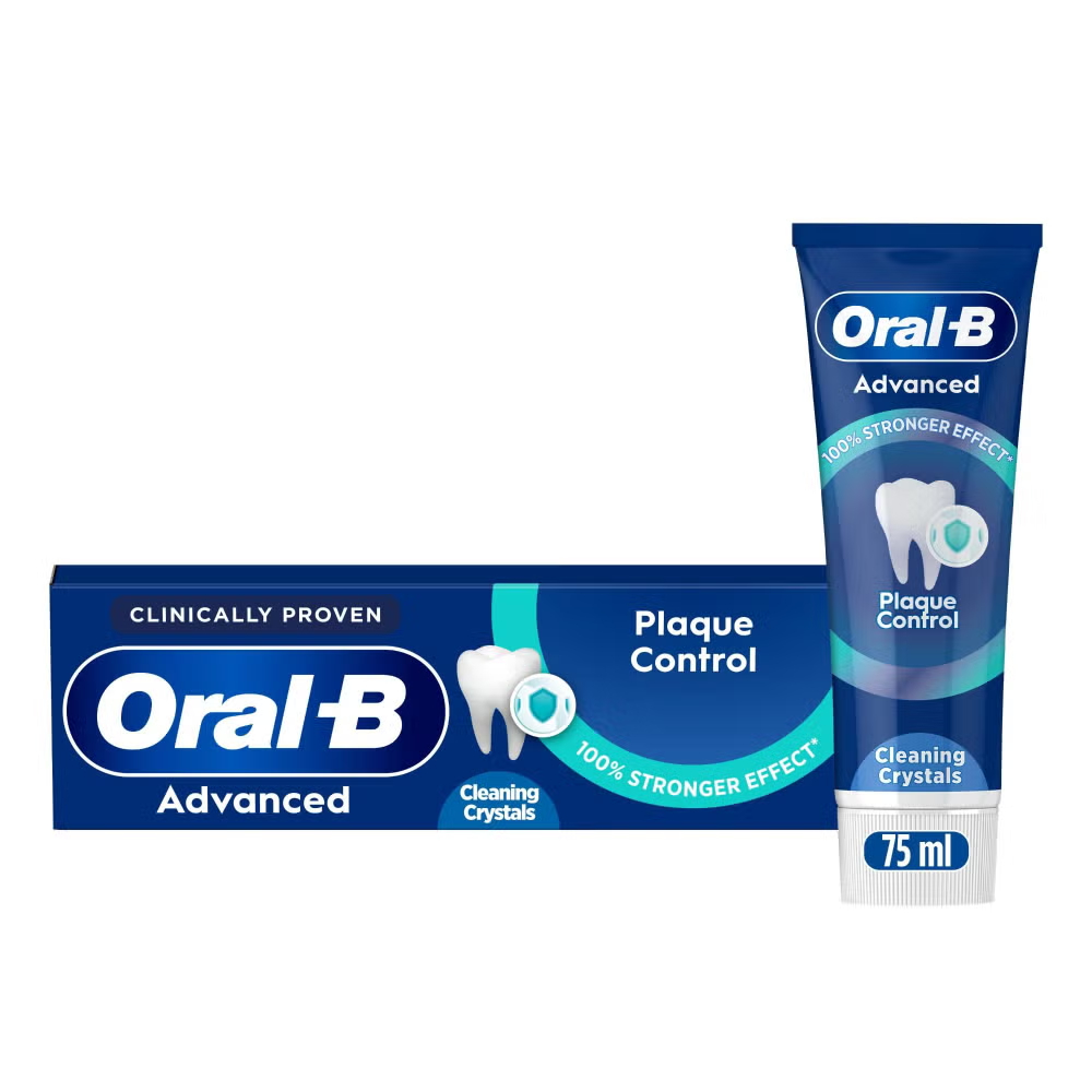Oral-B Advanced Plaque Control Cleaning Crystals Toothpaste 75ml Image 1