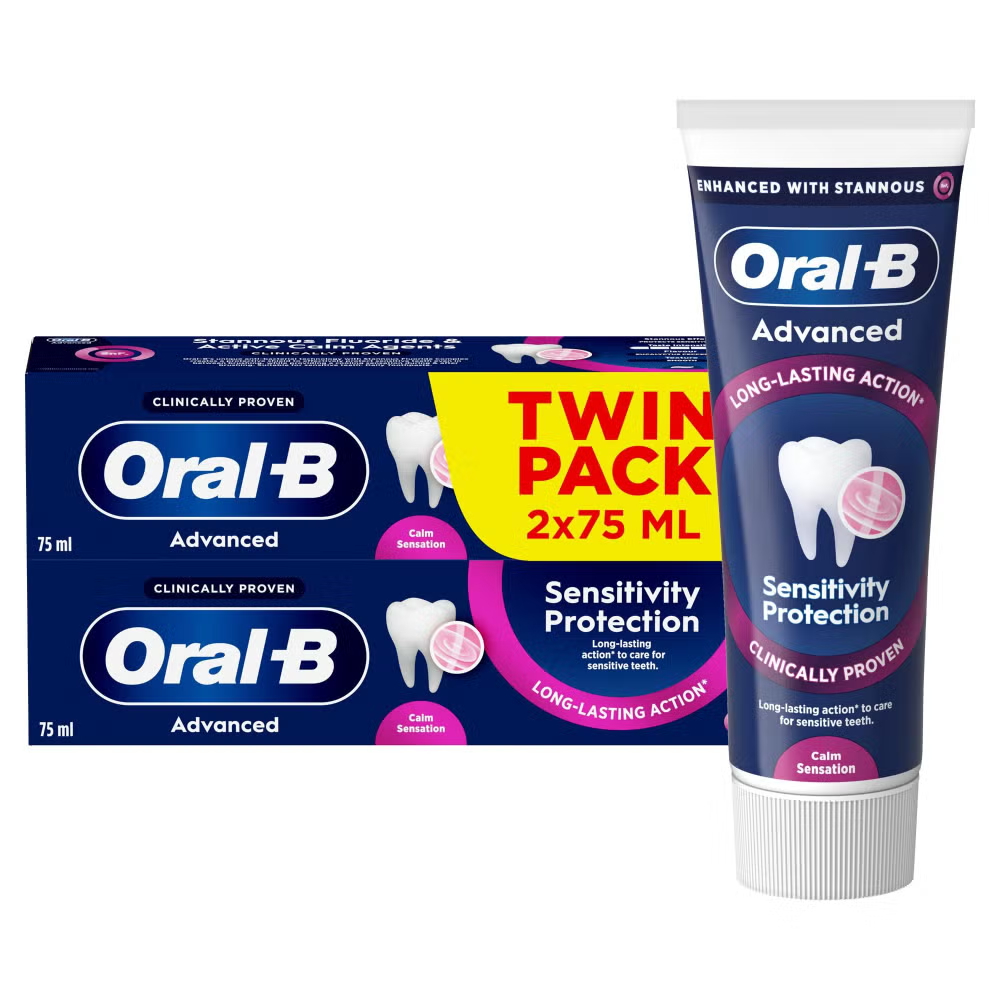 Oral-B Advanced Sensitivity Protection Calm Sensation Toothpaste 150ml Image 1