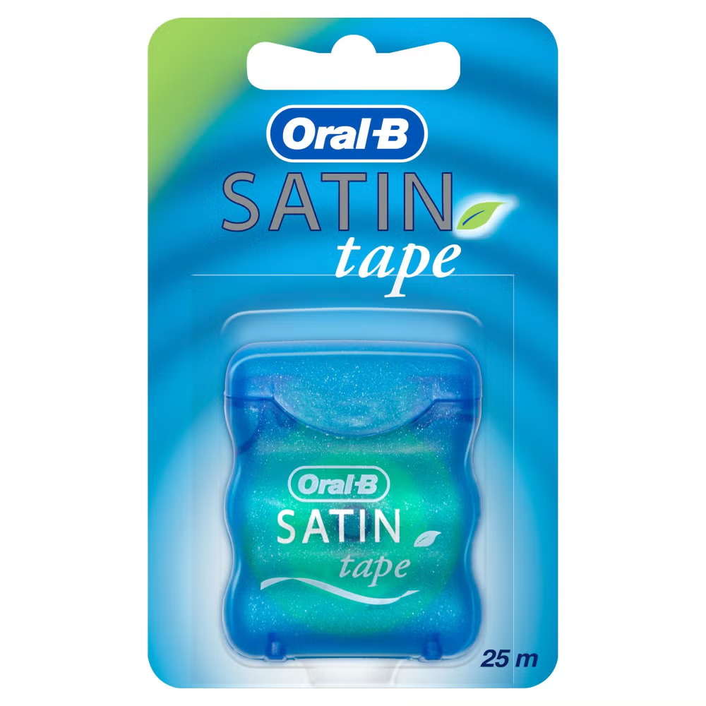 Oral-B Satin Tape Dental Floss Mint 25m Image 1