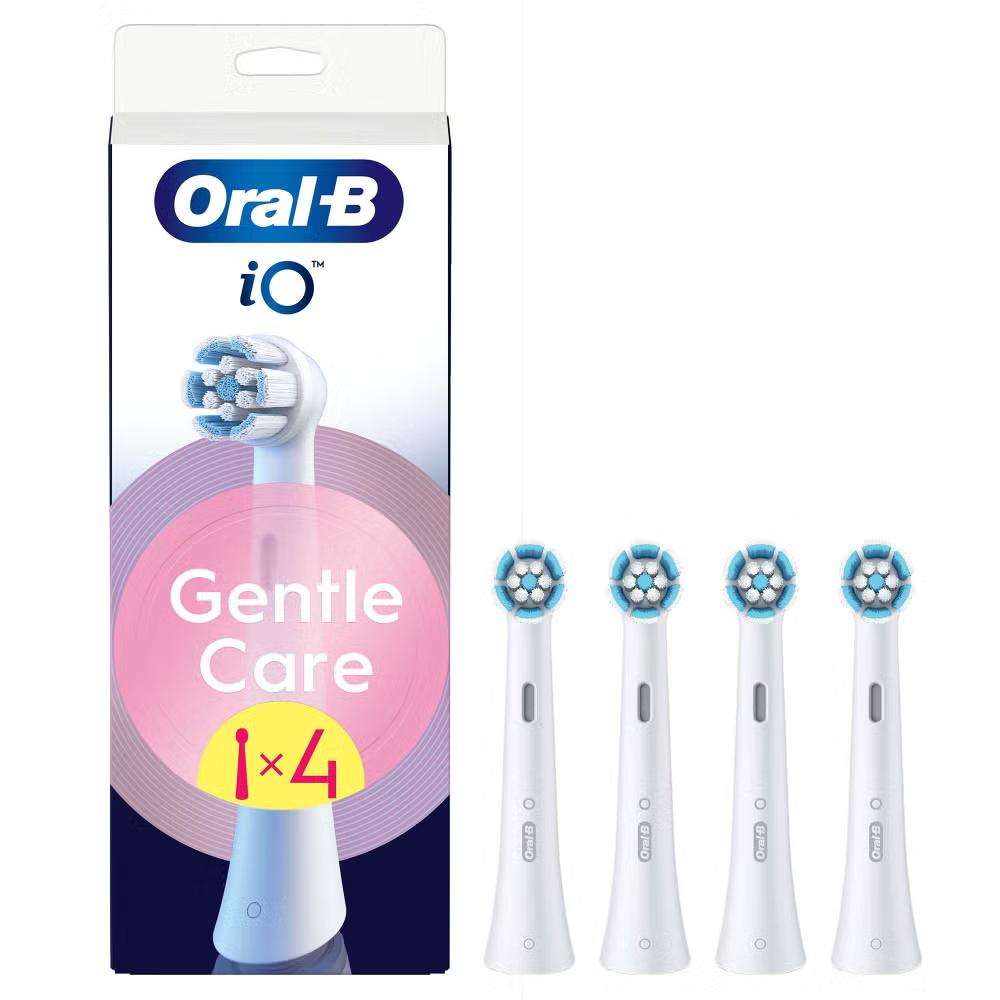 Oral-B iO Series Gentle Care, Original Brush Heads, for Sensitive Gums, 4 Image 1