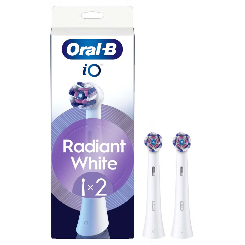 Oral-B iO Series Radiant White, Original Brush Heads for Teeth Whitening , 2 Image 1