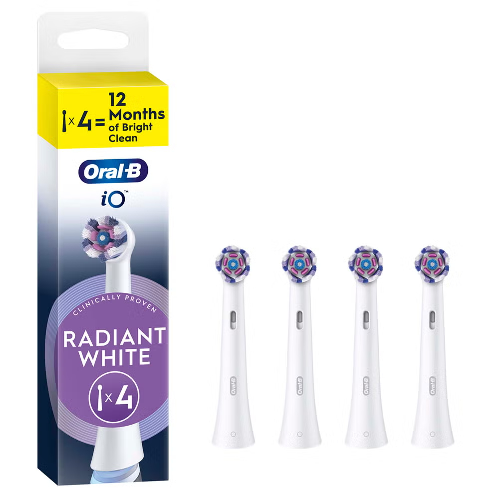 Oral-B iO Series Radiant White, Original Brush Heads for Teeth Whitening , 4 Image 1
