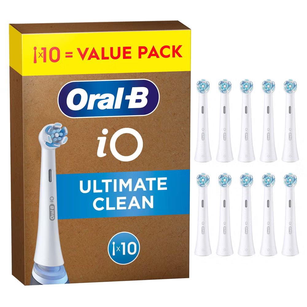 Oral-B iO Series Ultimate Clean, Original Brush Heads, CrissCross Bristles, 10 Image 1