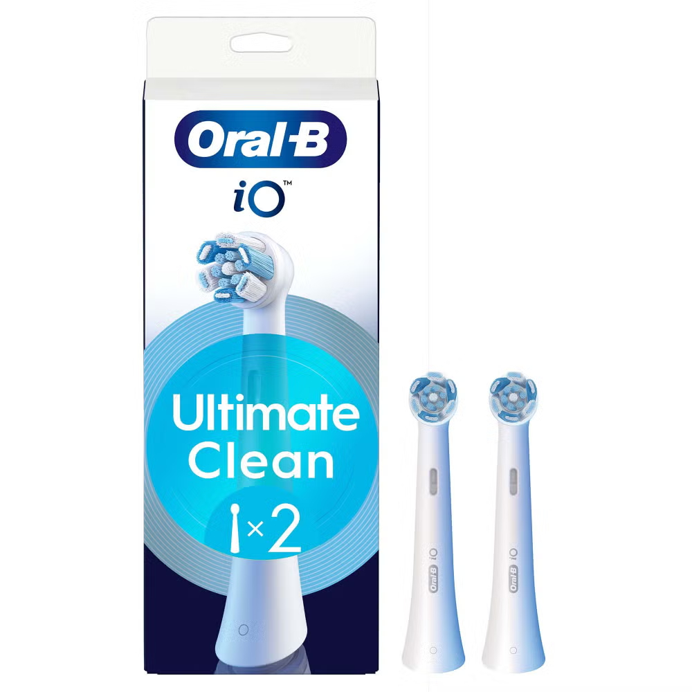 Oral-B iO Series Ultimate Clean, Original Brush Heads, CrissCross Bristles, 2 Image 1