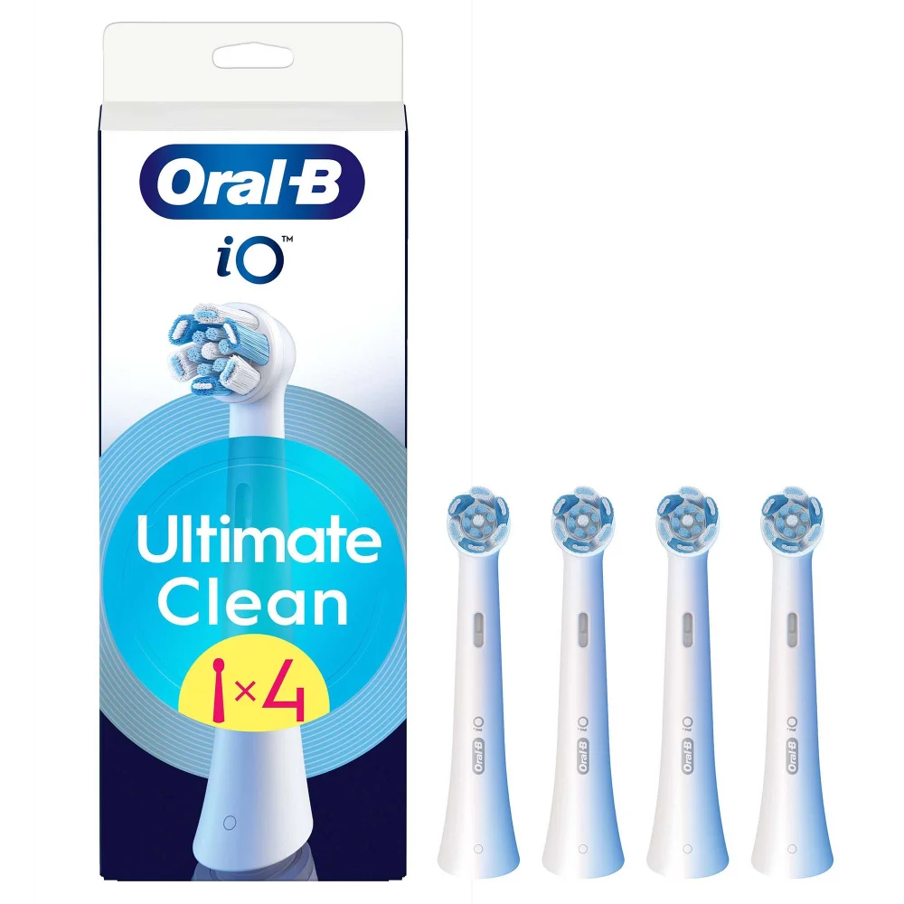 Oral-B iO Series Ultimate Clean, Original Brush Heads, CrissCross Bristles, 4 Image 1