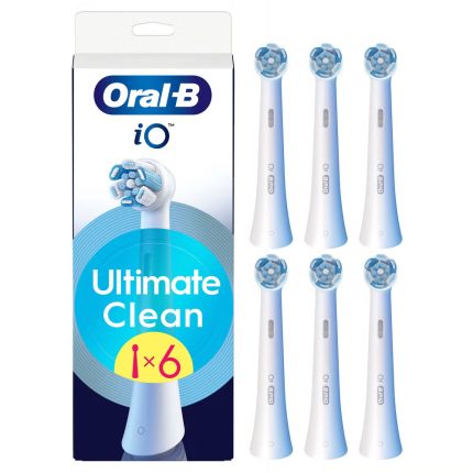Oral-B iO Series Ultimate Clean, Original Brush Heads, CrissCross Bristles, 6
